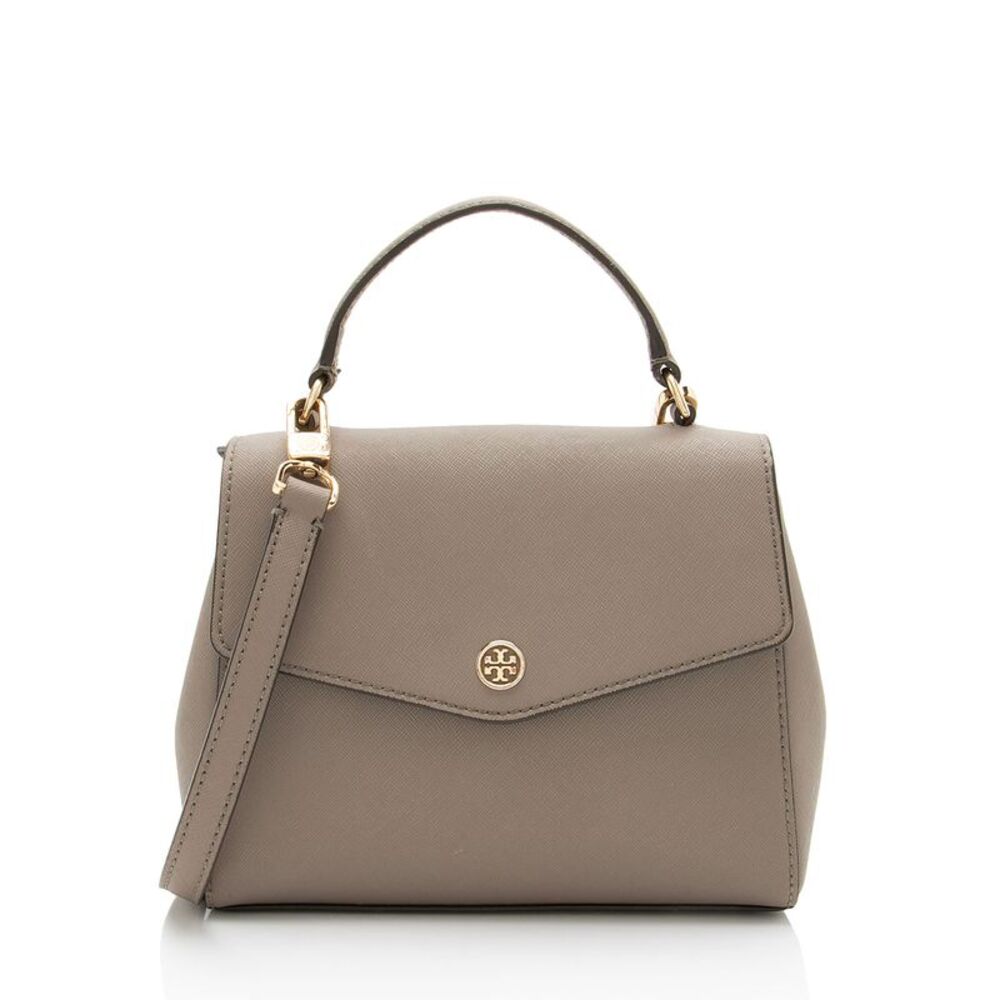 Tory Burch Leather Robinson Small Top Handle